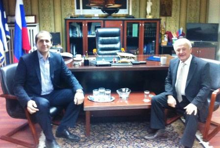 Βεσυρόπουλος και Καραπαναγιωτίδης συζήτησαν για τις εξαγωγικές επιχειρήσεις Ημαθίας