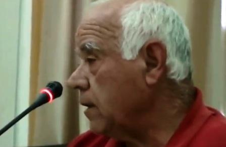 Φώτο: Το χαλάζι έσπασε το παρμπρίζ του πρώην δημάρχου Τάσου Τασιόπουλου