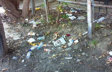 Αναγνώστης: Μια εικόνα χίλια σκουπίδια μπροστά στο ΚΑΠΗ Αλεξάνδρειας