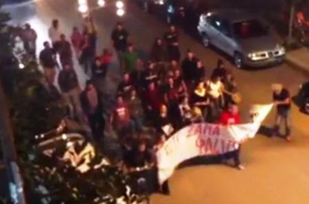 Βίντεο: Αντιφασιστική πορεία στην Αλεξάνδρεια