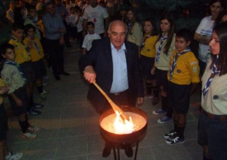 Η Αλεξάνδρεια υποδέχτηκε την Φλόγα της Αγάπης