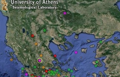 Παρακολουθήστε ζωντανά που γίνονται σεισμοί κάθε στιγμή στην Ελλάδα