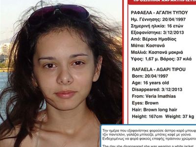 Η ανακοίνωση της αστυνομίας για τον εντοπισμό της 16χρονης Ραφαέλας