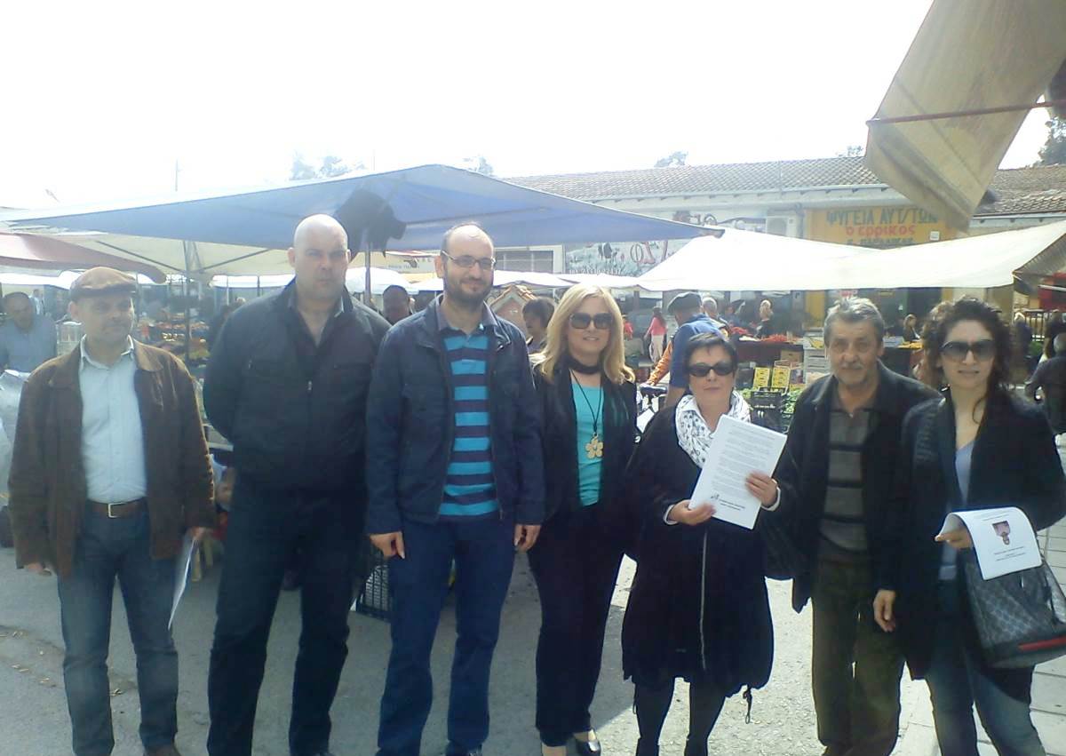 Την λαϊκή αγορά της Αλεξάνδρειας επισκέφτηκε ο συνδυασμός Σπυρίδη (φώτο)
