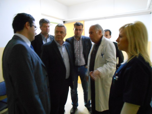 Το Κέντρο Υγείας Αλεξάνδρειας επισκέφτηκε ο Παναγιώτης Γκυρίνης (φώτο)