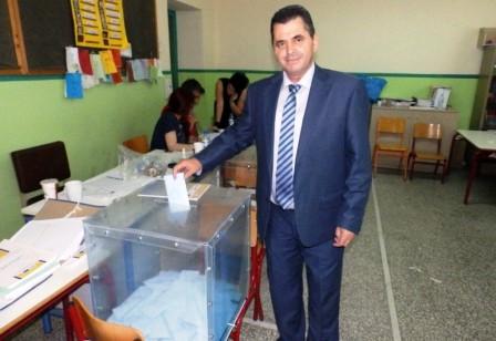 Στα Λευκάδια ψήφισε ο Κώστας Καλαϊτζίδης (φώτο-δήλωση)