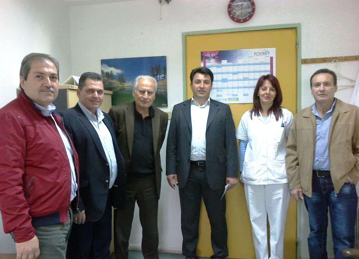 Το Κέντρο Υγείας και την Πυροσβεστική Αλεξάνδρειας επισκέφτηκε ο Κ. Καλαϊτζίδης (φώτο)