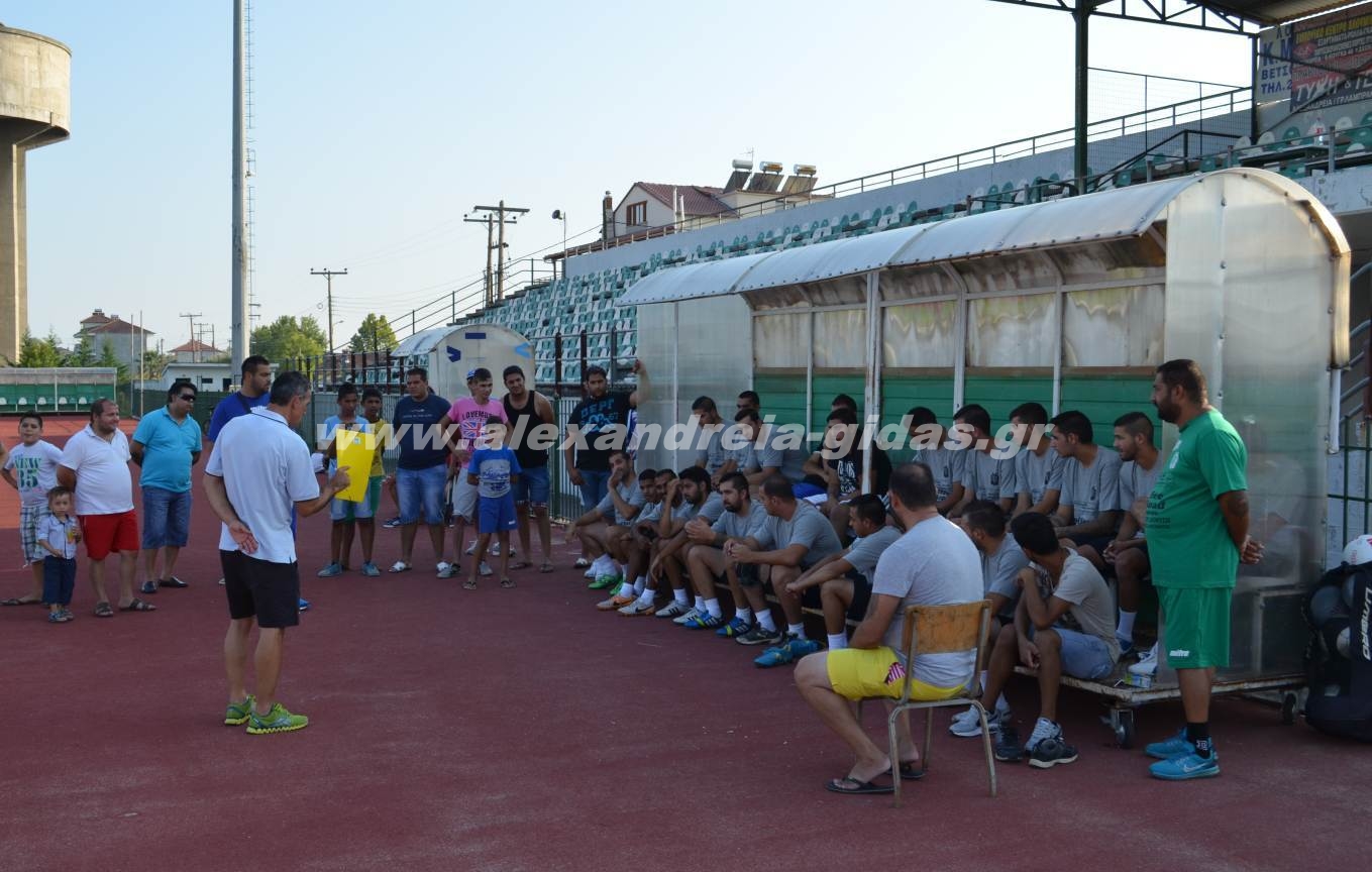 Νέα διοίκηση – νέος προπονητής στον ΠΑΟΚ Αλεξάνδρειας (δηλώσεις προέδρου-προπονητή)