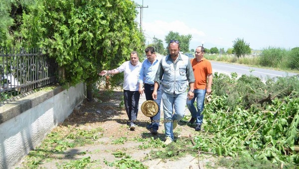 Ξεκίνησαν οι εργασίες στα Κοιμητήρια Αλεξάνδρειας (εικόνες)