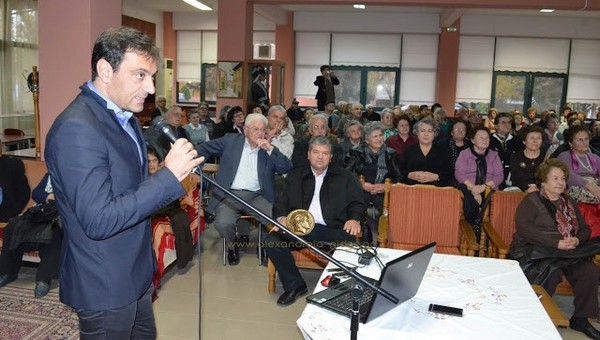 Διάλεξη του καρδιολόγου Μάνου Ανεσίδη σήμερα στο Σχολή Γονέων Αλεξάνδρειας