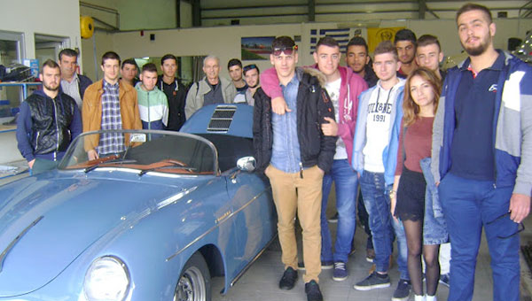 Οι μαθητές ΕΠΑΛ & Ε.Κ. Αλεξάνδρειας στην Κατερίνη όπου κατασκευάζονται Porsche! (φώτο)