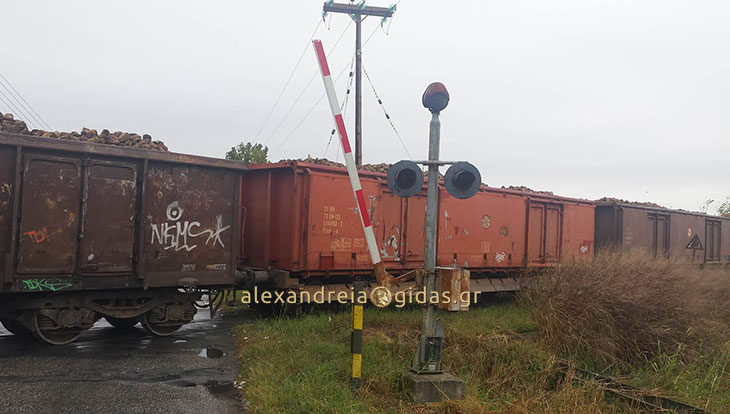 ΠΡΟΣΟΧΗ: Πέρασε το τρένο στην Αλεξάνδρεια χωρίς να κατέβουν οι μπάρες