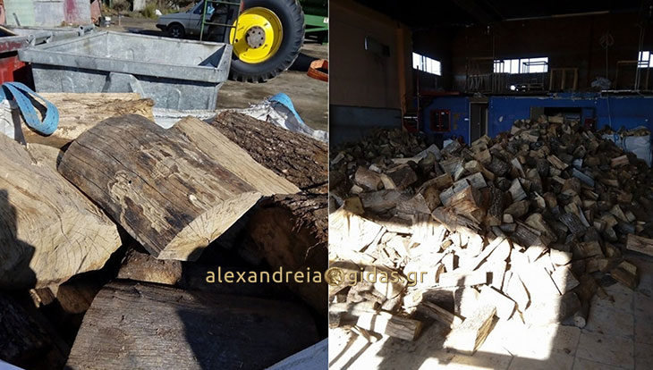 Αγοράστε ξερά καυσόξυλα στην Αλεξάνδρεια που μπορείτε να τα κάψετε φέτος! (φώτο)