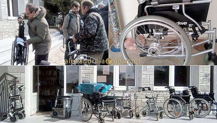 Καρότσια υποστήριξις ανθρώπων που τα έχουν ανάγκη έφτασαν στο Κλειδί (φώτο)