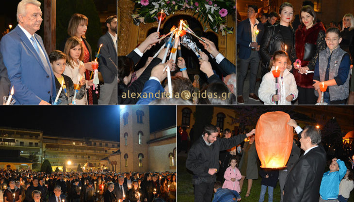 Το Άγιο Φως, το «Χριστός Ανέστη» και η Ανάσταση του Κυρίου στην Παναγία της Αλεξάνδρειας (φώτο-βίντεο)