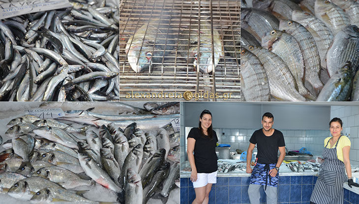 Φρέσκα ψάρια και θαλασσινά στο νέο Ψαράδικο της Αλεξάνδρειας όπου σας ψήνουν το ψάρι σας! (φώτο)