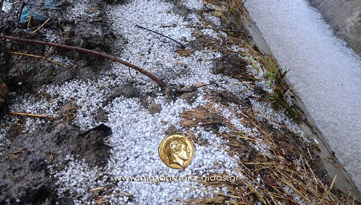 Δηλώσεις ζημίας από το χαλάζι της 14ης Ιουνίου στον δήμο Αλεξάνδρειας