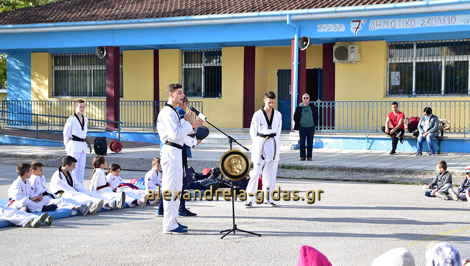 Με επίδειξη Tae Kwon Do η Ημέρα Σχολικού Αθλητισμού στο 7ο Δημοτικό Σχολείο Αλεξάνδρειας (φώτο-βίντεο)