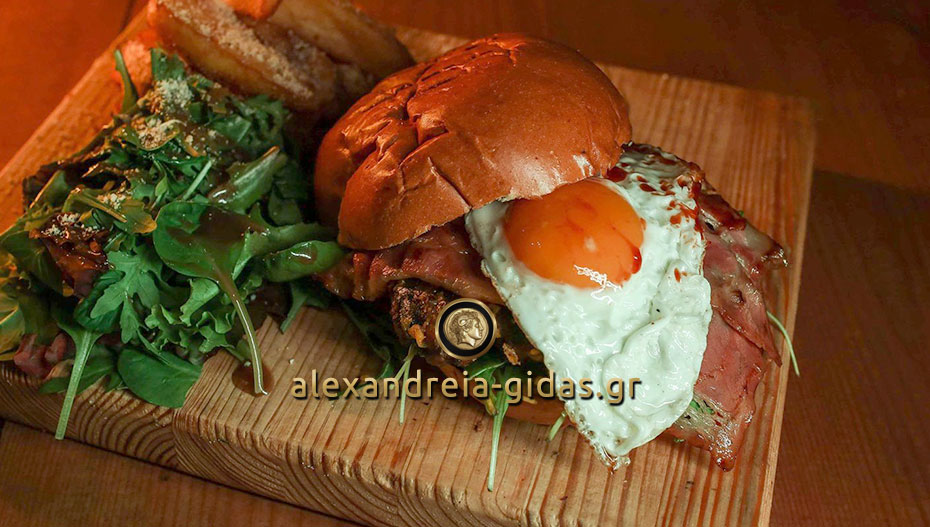 Λαχταριστά burgers σε πολλές γεύσεις απόψε στο OLIVE στον πεζόδρομο!