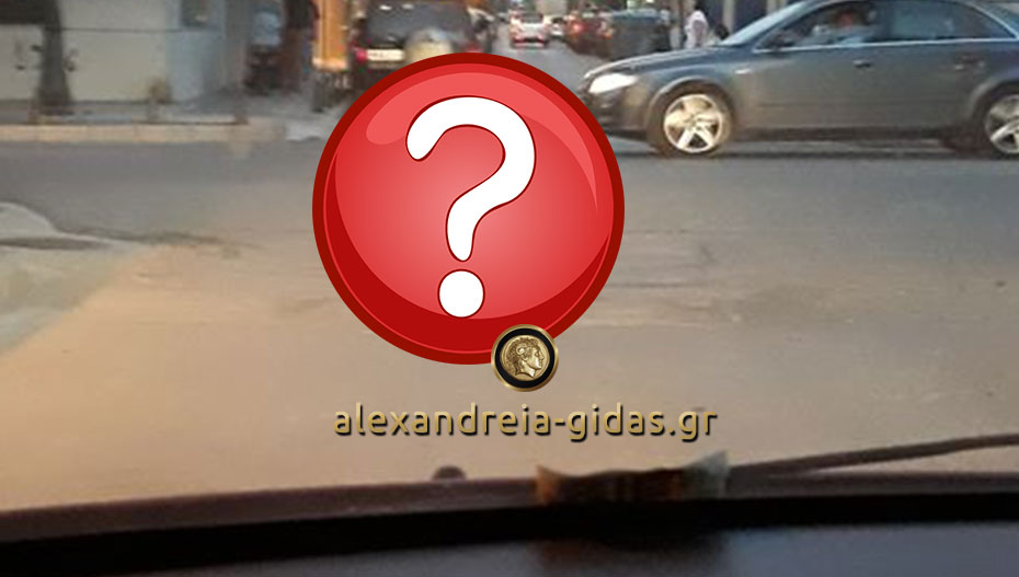 Και εκεί που οδηγείς στην Αλεξάνδρεια βλέπεις αυτό! (φώτο)