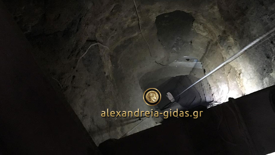 Αυτό είναι το τούνελ που έσκαψαν οι επίδοξοι χρυσοθήρες στη Βέροια (φώτο-βίντεο)