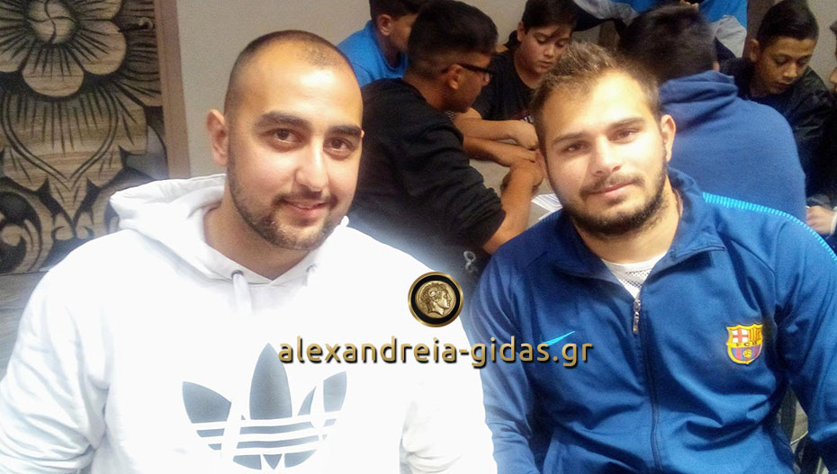 Δύο ποδοσφαιριστές του ΠΑΟΚ Αλεξάνδρειας στον Φίλιππο Μελίκης