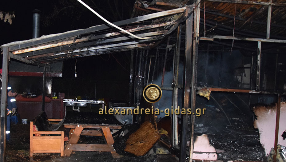ΤΩΡΑ: Φωτιά σε διώροφο σπίτι στην Αλεξάνδρεια (φώτο)