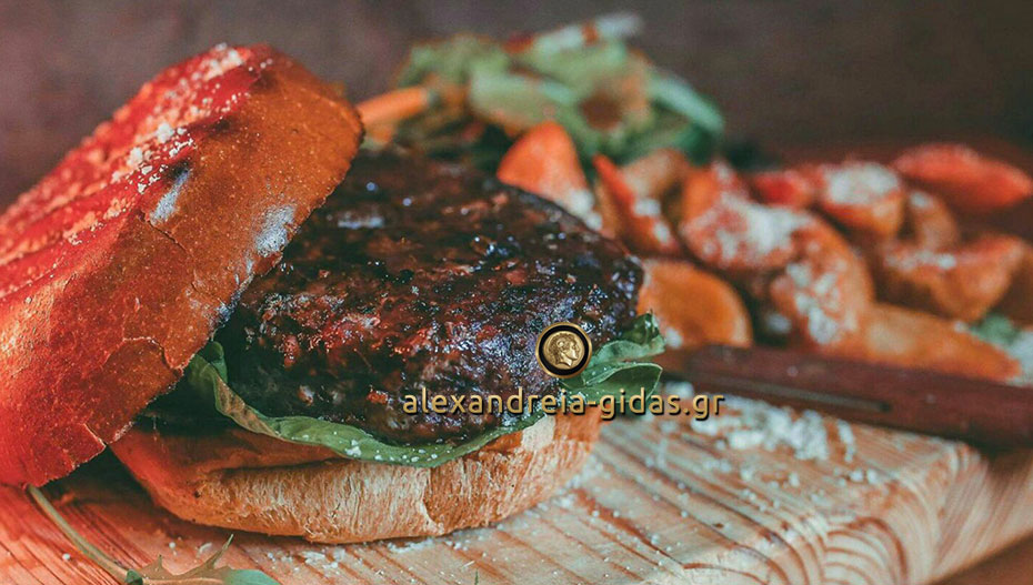 Mushroom Burger δοκιμάσατε στο OLIVE στον πεζόδρομο;