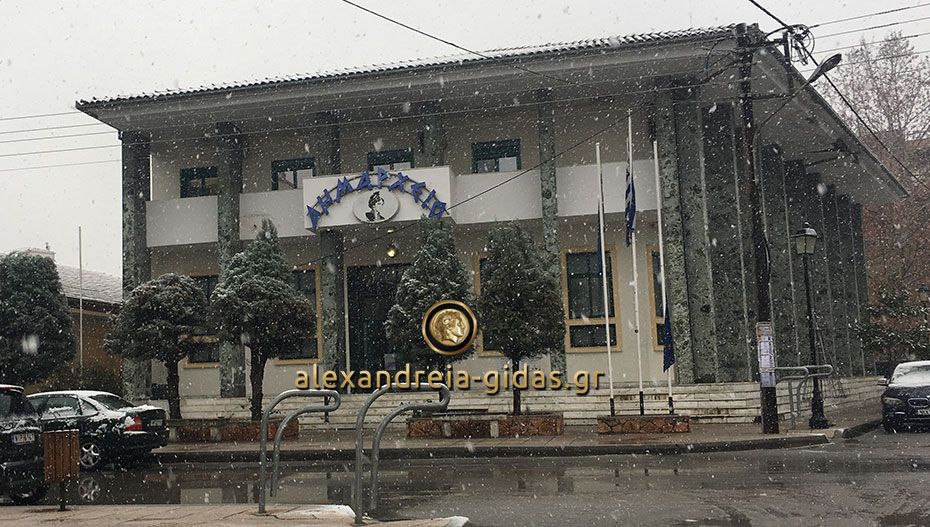 Σε επιφυλακή για τον χιονιά ο δήμος Αλεξάνδρειας – αλάτι και ανοιχτές αίθουσες για τις ευπαθείς ομάδες