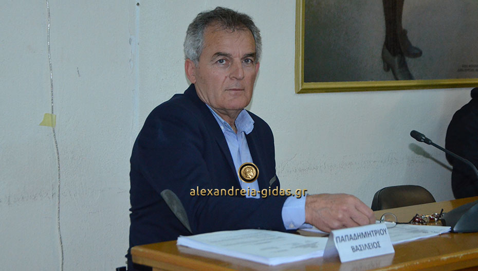 Η “πρώτη” του Βασίλη στα έδρανα..(εικόνες)