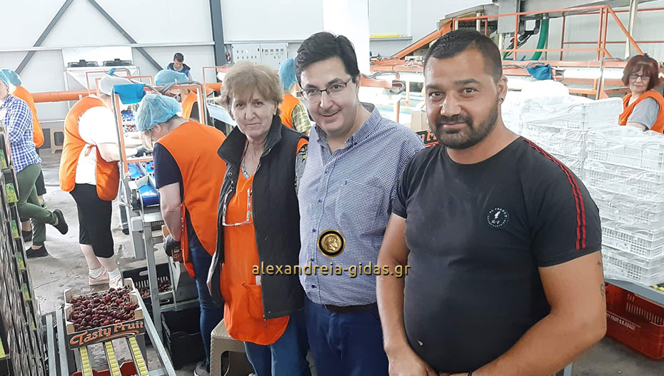 Επισκέψεις του Νίκου Μπρουσκέλη σε παραγωγικές μονάδες της Ημαθίας