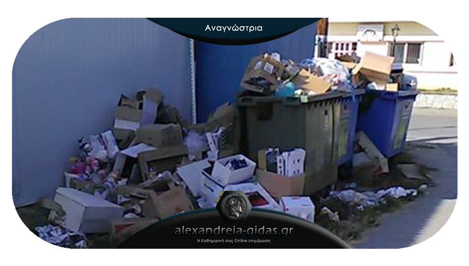 Πρόστιμα για όσους αφήνουν σκούπιδια έξω από άδειους κάδους στην Αλεξάνδρεια!