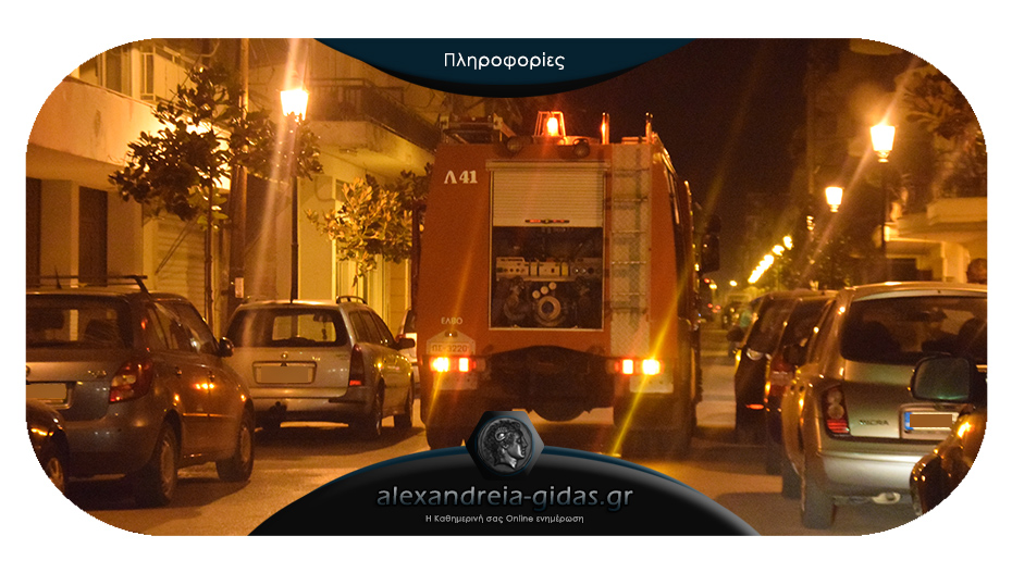 ΤΩΡΑ: Η πυροσβεστική σε κεντρικό δρόμο της Αλεξάνδρειας – ξέσπασε φωτιά σε κουζίνα σπιτιού