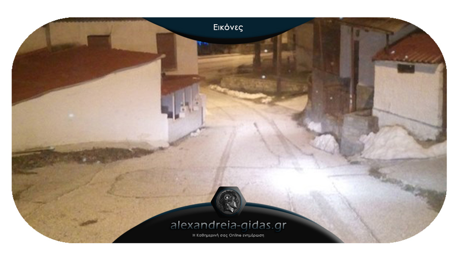 Έφτασαν τα πρώτα χιόνια – σε ποιο χωριό της Ημαθίας ήδη το στρώνει!