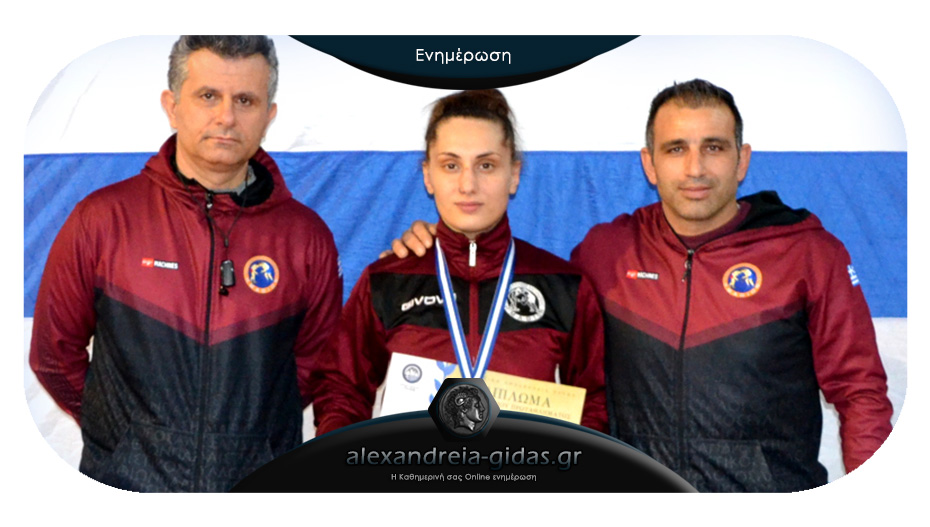 Χρυσό μετάλλιο στο πανελλήνιο πρωτάθλημα πάλης για τη Γεωργία Γκουγκούδη!