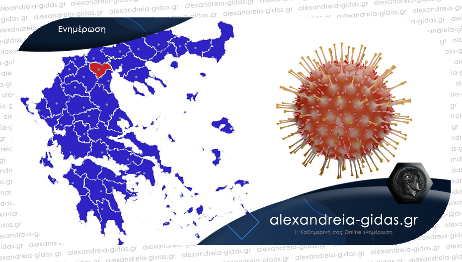 62 κρούσματα στην Ημαθία σήμερα Τρίτη 10 Νοεμβρίου