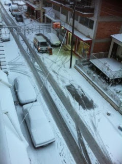 Απίστευτο: Πυκνό χιόνι σήμερα σε χωριό της Ημαθίας! (φώτο)