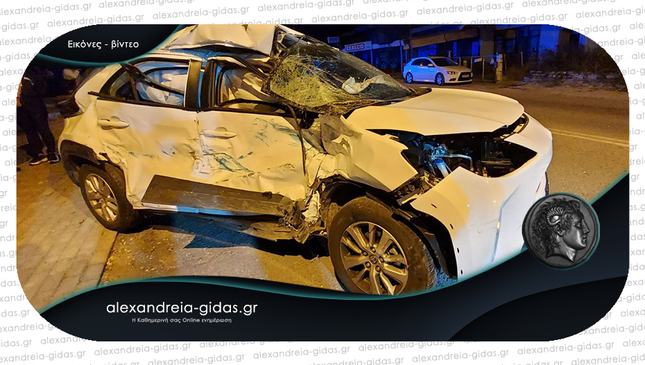 Τροχαίο ατύχημα στο Μακροχώρι – συγκρούστηκαν Ι.Χ. με λεωφορείο του ΚΤΕΛ