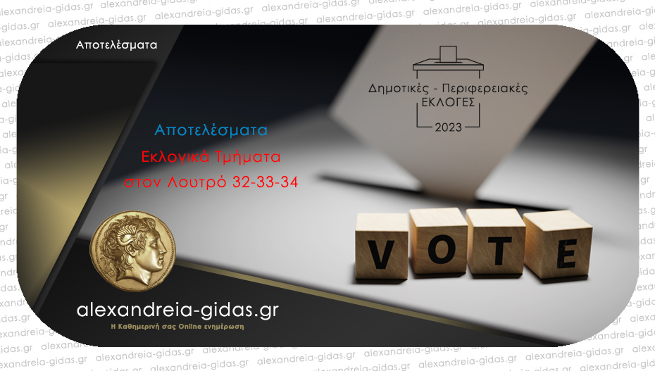 Πως ψήφισε ο Λουτρός: Συγκεντρωτικό αποτέλεσμα από τρία Εκλογικά Τμήματα