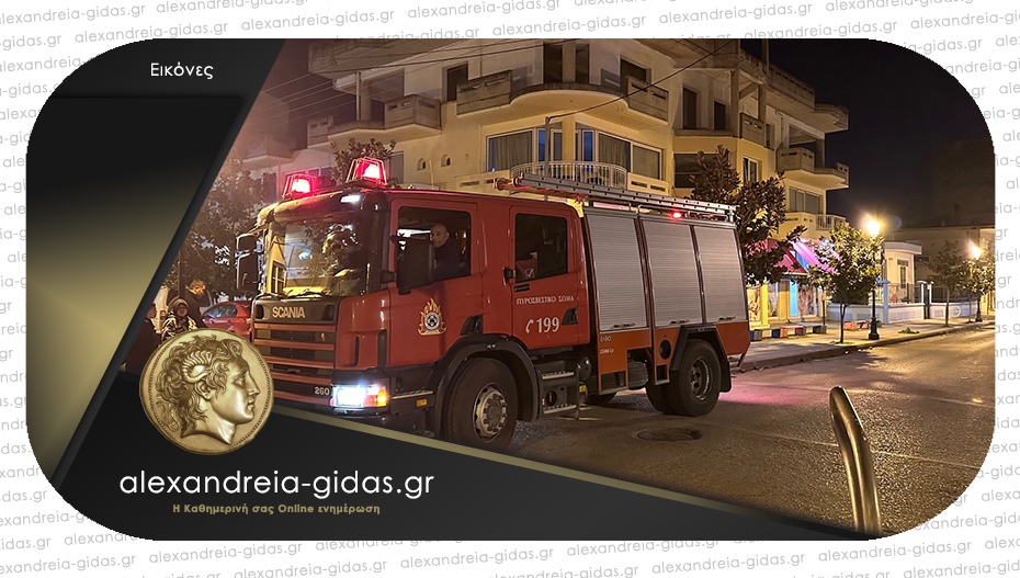 Σειρήνες της πυροσβεστικής το βράδυ στην Αλεξάνδρεια – τι έχει συμβεί;