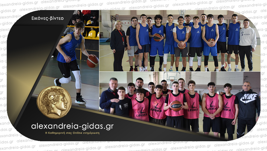 Τελικός σχολικών αγώνων μπάσκετ: ΕΠΑΛ Αλεξάνδρειας – 2ο ΓΕΛ Αλεξάνδρειας 35-54