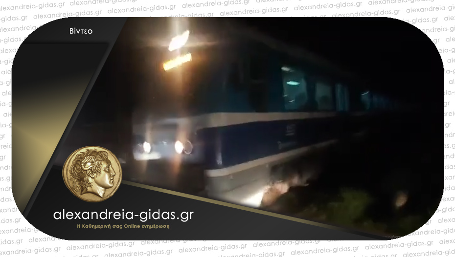 Αναγνώστης: Πέρασε το τρένο με ανεβασμένες τις μπάρες στην Αλεξάνδρεια – δείτε το βίντεο!