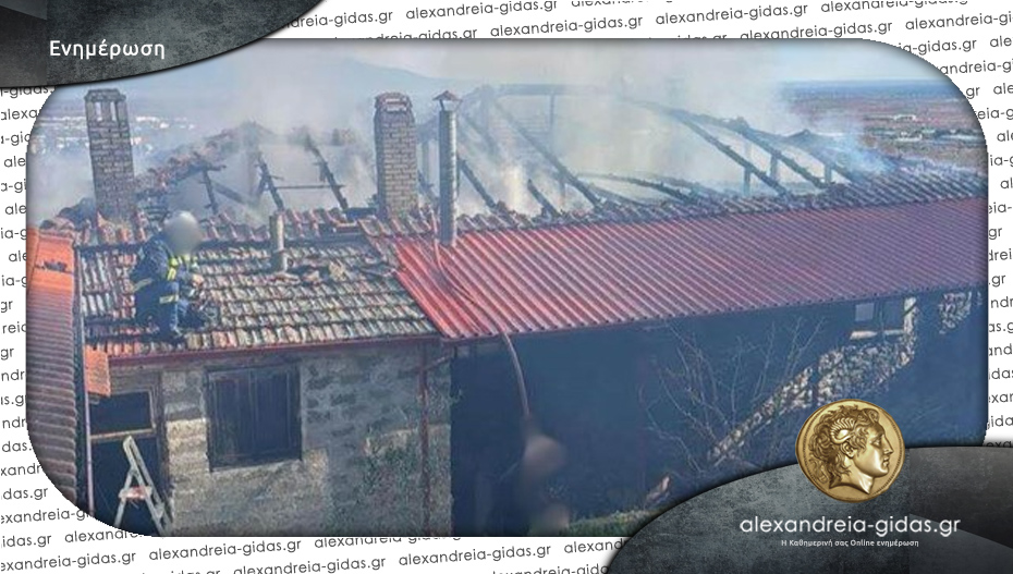 Φωτιά κατέστρεψε σπίτι στον Στενήμαχο Νάουσας