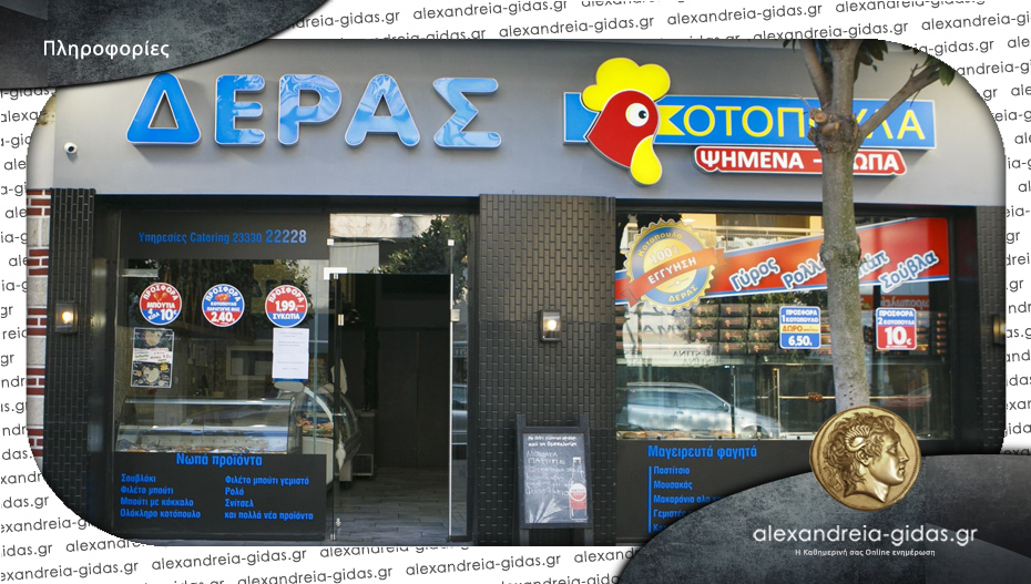 Θέση εργασίας στα Κοτόπουλα “ΔΕΡΑΣ” στην Αλεξάνδρεια
