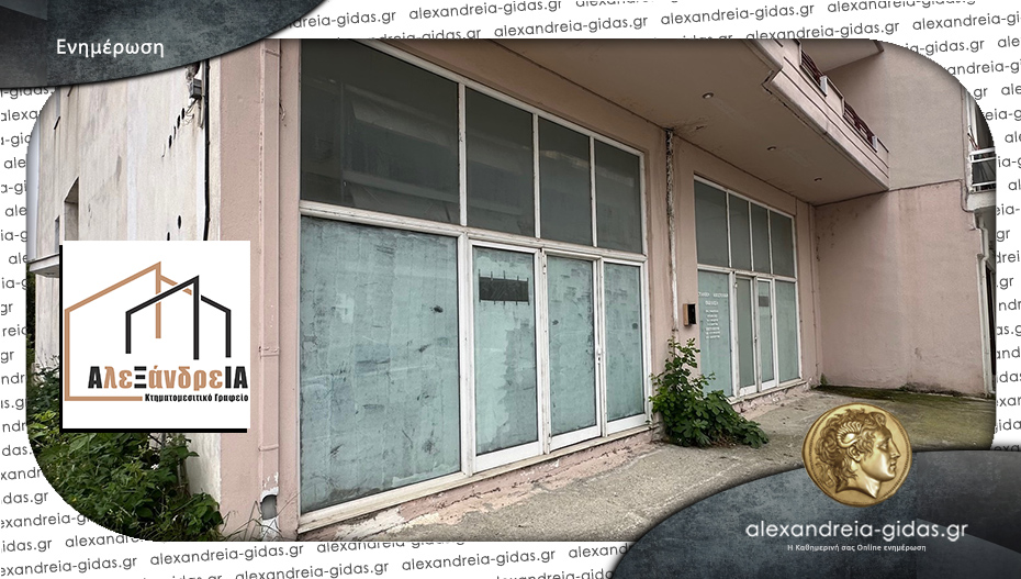 ΕΝΟΙΚΙΑΖΕΤΑΙ επαγγελματικός χώρος στην Αλεξάνδρεια