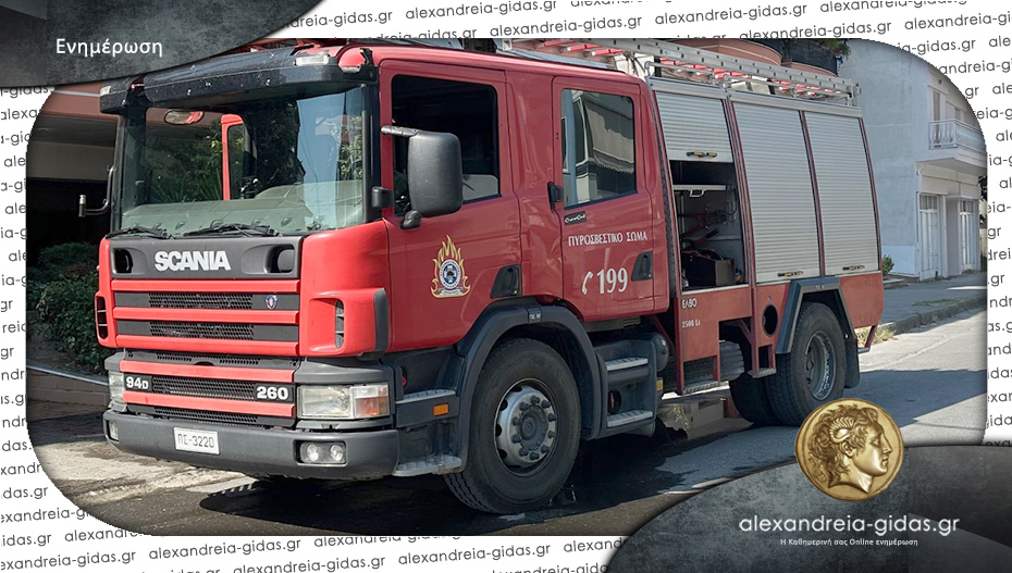 Σειρήνες της πυροσβεστικής πριν λίγο στην Αλεξάνδρεια – τι συνέβη;