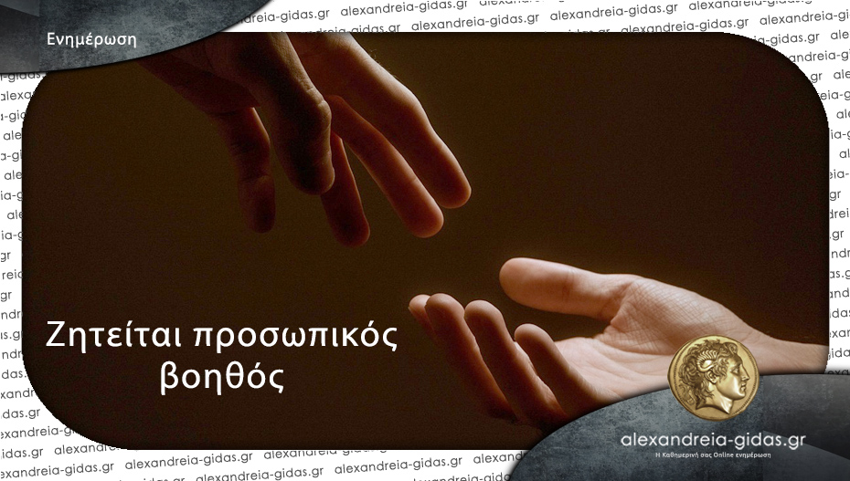 Ζητείται προσωπικός βοηθός στην Αλεξάνδρεια