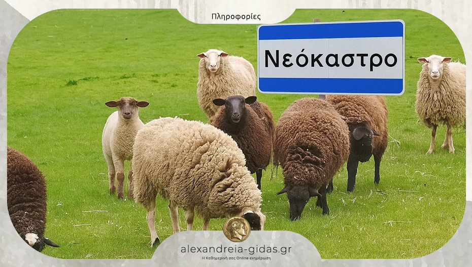 Απαγόρευση βοσκής ζώων από 5 έως 10 χρόνια σε τμήμα του Νεοκάστρου του δήμου Αλεξάνδρειας