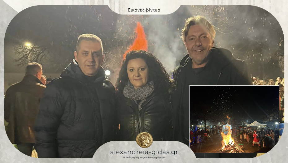 Άναψε το Χριστουγεννιάτικο Δέντρο στην Αγκαθιά του δήμου Αλεξάνδρειας