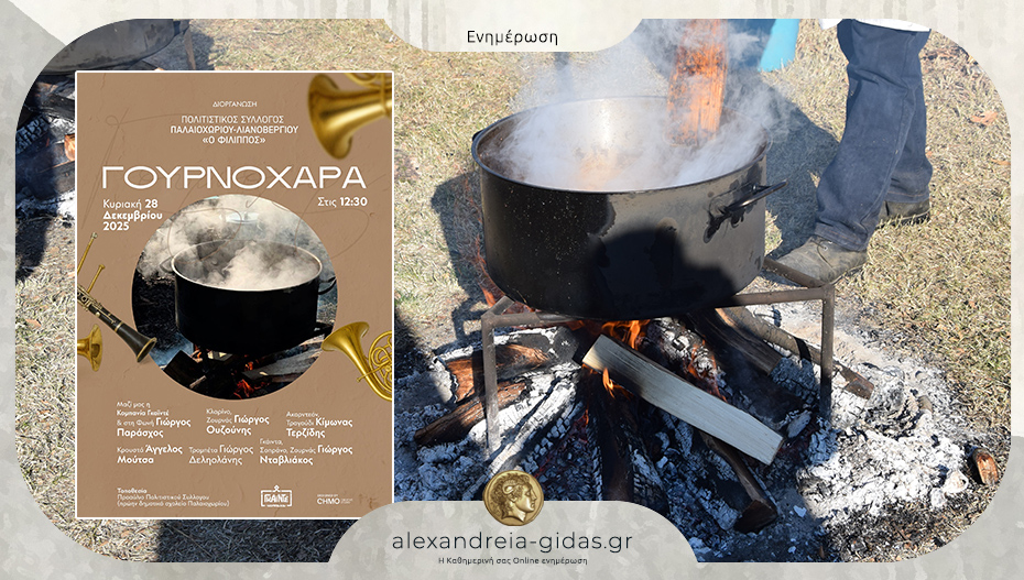 Την Κυριακή η Γουρουνοχαρά στο Παλαιοχώρι!